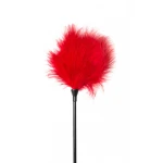 Kietelaar Op Een Stokje - Burlesque - Pluim - Veer - 41 CM - Party Hard - Nightfall - Rood - Afbeelding 3