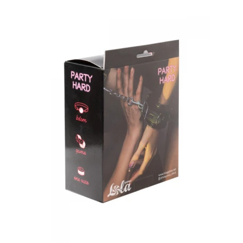Aanpasbare Handboeien - Verstelbaar - Cuffs - BDSM - Bondage - Luxe Verpakking - Party Hard - Masquerade - Zwart - Afbeelding 2
