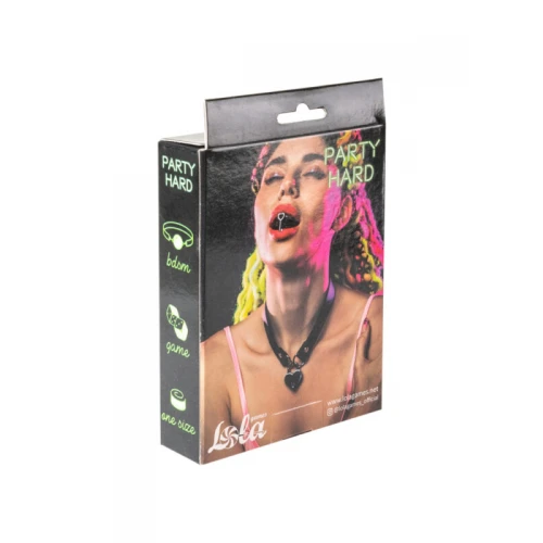 Halsband Met Slot En Sleutels - Collar - BDSM - Bondage - Luxe Verpakking - Party Hard - Utopia - Zwart - Afbeelding 2