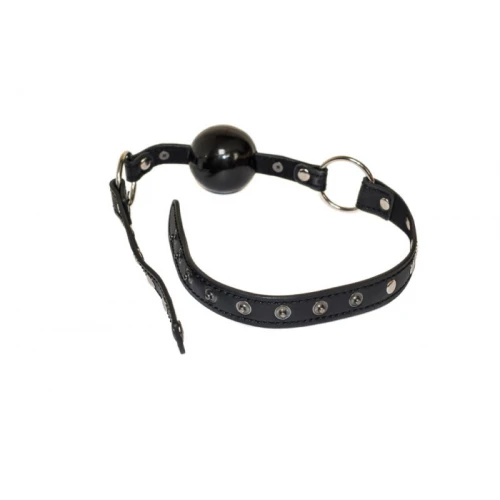 Ball Gag - Parabenen Vrij - BDSM - Bondage - Luxe Verpakking - Party Hard - Hard Bare - Zwart - Afbeelding 4