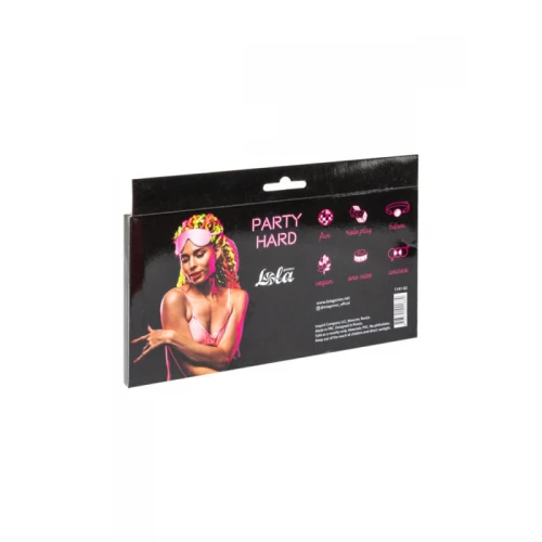 Bondage Masker - Fetish - Volledig gesloten submission masker - BDSM masker - SM masker - Onderdanig - Party Hard - Shy - Roze - Afbeelding 2