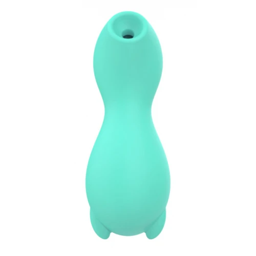 Luchtdruk Vibrator - Extra Stil - USB Oplaadbaar - Waterdicht - 7 zuig functies - Luxe Verpakking - Cadeau tip! - Fantasy - Dino - Groen - Afbeelding 2