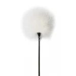 Kietelaar Op Een Stokje - Burlesque - Pluim - Veer - 41 CM - Party Hard - Treasure - Wit