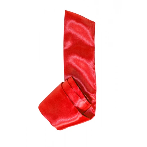 Bondage Lint - Zijde - Huidvriendelijk - 7.5cm breed - 150cm lang - Party Hard - Wink - Rood - Afbeelding 4