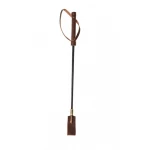 Zweep - Crop - Zweepje - Parabenen Vrij - BDSM - Bondage - Luxe Verpakking - Party Hard - Whishful - Bruin