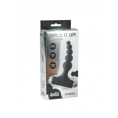 Anale Plug met vibratie Spice it up New Edition Splendor Zwart - Afbeelding 3