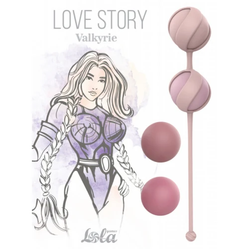 Wisselbare vaginale ballenset Love Story Valkyrie Roze - Afbeelding 2