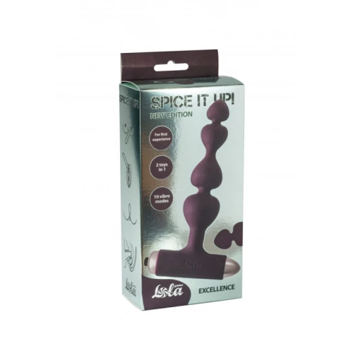 Vibrerende Anale Plug Spice it up New Edition Excellence Wijnrood - Afbeelding 3