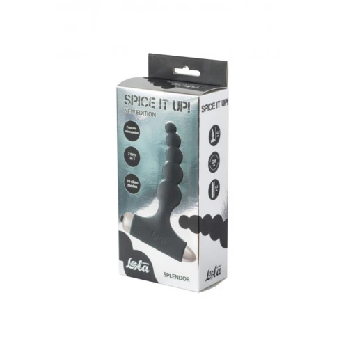 Anale Plug met vibratie Spice it up New Edition Splendor Zwart - Afbeelding 2
