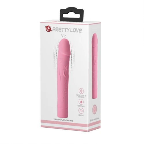 PRETTY LOVE – Vic Vibrator – Lichtroze - Afbeelding 2