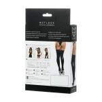 Glossy Shiny Wetlook stockings LOTIS - Zwart - XL - Afbeelding 5