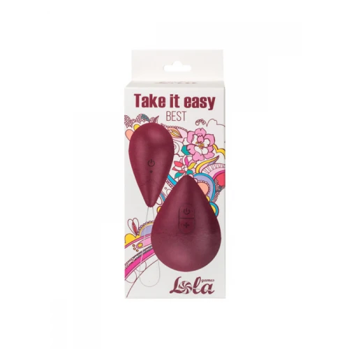 Vibrerende egg Take it Easy Best Wijnrood - Afbeelding 3