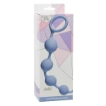Lola Toys - First Time - Long Pleasure Chain - Buttplug met Kralen - Extra Lang - Flexibele Anaal Ballen/ Kralen/ Ketting met handgreep - Anal Beads - Anaalplug 100% Siliconen - Prostaat Stimulatie - P-Spot - Unisex - 35cm x 2,5cm - Blauw - Afbeelding 2