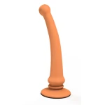 Anaal plug Rapier - Anale stimulator met een glad oppervlak en ronde kop - Lola Toys - BackDoor Edition - Dunne buttplug - Groot - 14cm x 2,5cm - Oranje