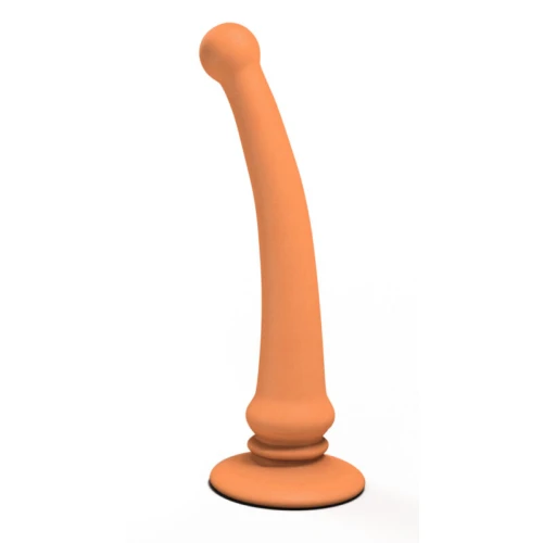 Anaal plug Rapier - Anale stimulator met een glad oppervlak en ronde kop - Lola Toys - BackDoor Edition - Dunne buttplug - Groot - 14cm x 2,5cm - Oranje