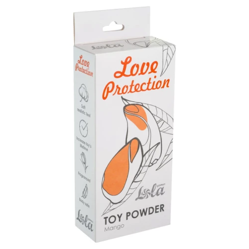 Toy powder - Toy Cleaner - Verzorging seksspeeltjes - Schoonmaken van sexspeeltjes -  Love Protection Mango 30g - Afbeelding 2
