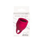 Menstruatiecup - 1 stuks (15 ML) - Medisch silicone - tot 12 uur bescherming - Maat S - Natural Wellness - Peony - Rood - Afbeelding 2