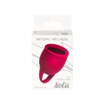 Menstruatiecup - 1 stuks (15 ML) - Medisch silicone - tot 12 uur bescherming - Maat S - Natural Wellness - Peony - Rood - Afbeelding 2