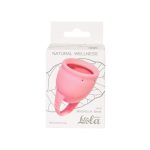 Menstruatiecup - 1 stuks (15 ML) - Medisch silicone - tot 12 uur bescherming - Maat S - Natural Wellness - Magnolia - Roze - Afbeelding 2
