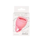 Menstruatiecup - 1 stuks (15 ML) - Medisch silicone - tot 12 uur bescherming - Maat S - Natural Wellness - Magnolia - Roze - Afbeelding 2