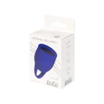 Menstruatiecup - 1 stuks (15 ML) - Medisch silicone - tot 12 uur bescherming - Maat S - Natural Wellness - Iris - Blauw