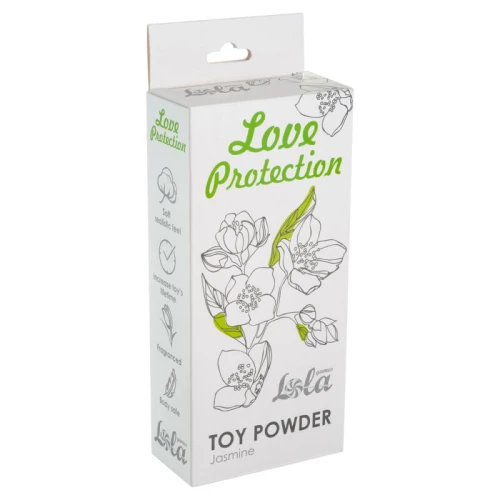 Toy powder - Toy Cleaner - Verzorging seksspeeltjes - Schoonmaken van sexspeeltjes -  Love Protection Jasmine 30g - Afbeelding 2