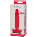 Anaal plug Groot Bubble Plug - Visgraatvormige anale stimulator - Lola Toys - BackDoor Edition - Dunne buttplug - Groot - 12,5cm x 3,2cm - Roze - Afbeelding 2