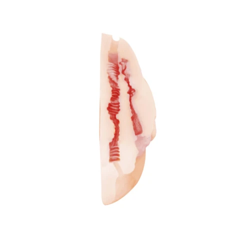 Realistische Masturbator met vibrerend ei met afstandsbediening - Extra zacht - Interne Textuur - Ftalaatvrij - Luxe verpakking - Satisfaction - Dream Girl - Huidskleur - Afbeelding 4