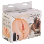Realistische Masturbator met vibrerend ei met afstandsbediening - Extra zacht - Interne Textuur - Ftalaatvrij - Luxe verpakking - Satisfaction - Cherie - Huidskleur - Afbeelding 2