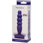 Anaal plug Groot Bubble Plug - Visgraatvormige anale stimulator - Lola Toys - BackDoor Edition - Dunne buttplug - Groot - 12,5cm x 3,2cm - Blauw - Afbeelding 2
