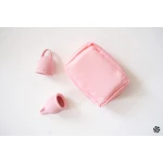 Menstruatiecup kit - 2 stuks (15 ML + 20 ML) - Medisch silicone - tot 12 uur bescherming - Reisverpakking - Maat M + S - Natural Wellness - Magnolia - Roze - Afbeelding 4