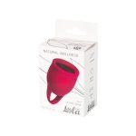 Menstruatiecup - 1 stuks (15 ML) - Medisch silicone - tot 12 uur bescherming - Maat S - Natural Wellness - Peony - Rood