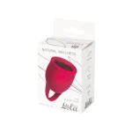 Menstruatiecup - 1 stuks (15 ML) - Medisch silicone - tot 12 uur bescherming - Maat S - Natural Wellness - Peony - Rood