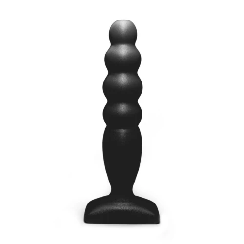 Anaal plug Groot Bubble Plug - Visgraatvormige anale stimulator - Lola Toys - BackDoor Edition - Dunne buttplug - Groot - 12,5cm x 3,2cm - Blauw