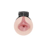 Realistische Masturbator met vibrerende penis ring - Extra zacht - Interne Textuur - Ftalaatvrij - Luxe verpakking - Satisfaction - Darling - Huidskleur - Afbeelding 3