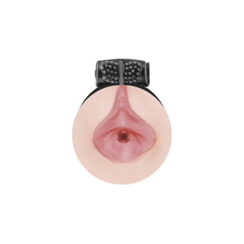 Realistische Masturbator met vibrerende penis ring - Extra zacht - Interne Textuur - Ftalaatvrij - Luxe verpakking - Satisfaction - Darling - Huidskleur - Afbeelding 3