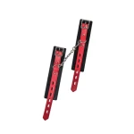 Aanpasbare Handboeien - Verstelbaar - Cuffs - BDSM - Bondage - Luxe Verpakking - Party Hard - Prelude - Rood/Zwart - Afbeelding 5