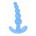 Lola Toys - First Time - Bubbles Anal Plug - Licht gebogen buttplug met Kralen - Anaal Beads Kralen Ketting - Prostaat Stimulatie - P-Spot - 100% Siliconen - Unisex - 11,5cm x 2,6cm - Blauw - Afbeelding 3