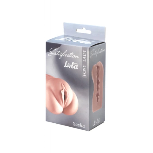 Realistische Masturbator - Extra zacht - Interne Textuur - Ftalaatvrij - Luxe verpakking - Satisfaction - Foxy Lady - Sasha - Huidskleur - Afbeelding 2