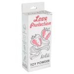 Toy powder - Toy Cleaner - Verzorging seksspeeltjes - Schoonmaken van sexspeeltjes -  Love Protection Strawberry and cream 30g - Afbeelding 2