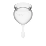 Satisfyer - Feel good Menstrual Cup - Transparant - Afbeelding 5
