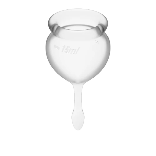 Satisfyer - Feel good Menstrual Cup - Transparant - Afbeelding 5