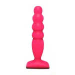 Anaal plug Groot Bubble Plug - Visgraatvormige anale stimulator - Lola Toys - BackDoor Edition - Dunne buttplug - Groot - 12,5cm x 3,2cm - Roze