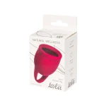 Menstruatiecup - 1 stuks (20 ML) - Medisch silicone - tot 12 uur bescherming - Maat M - Natural Wellness - Peony - Rood