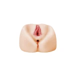 Realistische Masturbator met vibrerend ei met afstandsbediening - Extra zacht - Interne Textuur - Ftalaatvrij - Luxe verpakking - Satisfaction - Cherie - Huidskleur - Afbeelding 3