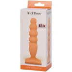 Anaal plug Groot Bubble Plug - Visgraatvormige anale stimulator - Lola Toys - BackDoor Edition - Dunne buttplug - Groot - 12,5cm x 3,2cm - Oranje - Afbeelding 2