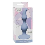 Lola Toys - First Time - Curved Anal Plug - Licht gebogen Buttplug met zuignap - Anaalplug - Prostaat Stimulatie - P-Spot - 100% Fluweel zacht siliconen - Unisex - 12,5cm x 3cm - Blauw - Afbeelding 2