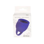 Menstruatiecup - 1 stuks (20 ML) - Medisch silicone - tot 12 uur bescherming - Maat M - Natural Wellness - Iris - Blauw - Afbeelding 2