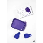 Menstruatiecup kit - 2 stuks (15 ML + 20 ML) - Medisch silicone - tot 12 uur bescherming - Reisverpakking - Maat M + S - Natural Wellness - Iris - Blauw - Afbeelding 3