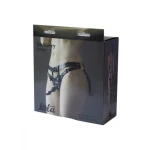 No Mercy - Softer - Zwart slipje voor strapon met buttplug kit - Harnas - Sekstuigje inclusief anaalplug - Vegan kunstleer - One Size - Zwart - Afbeelding 3